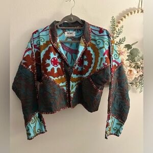NWOT Short Suzani Jacket